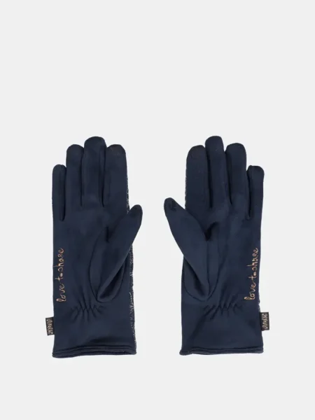 Guantes de tejido tejano