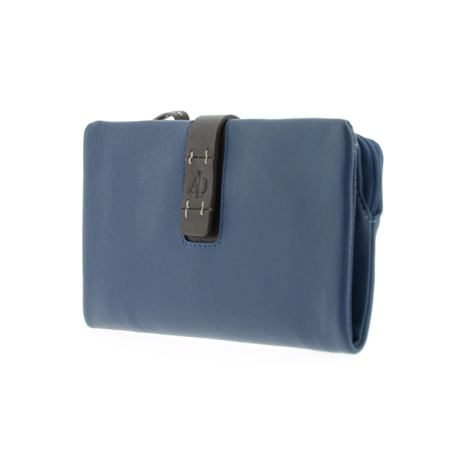 Cartera grande multicolor de piel para mujer - Imagen 2