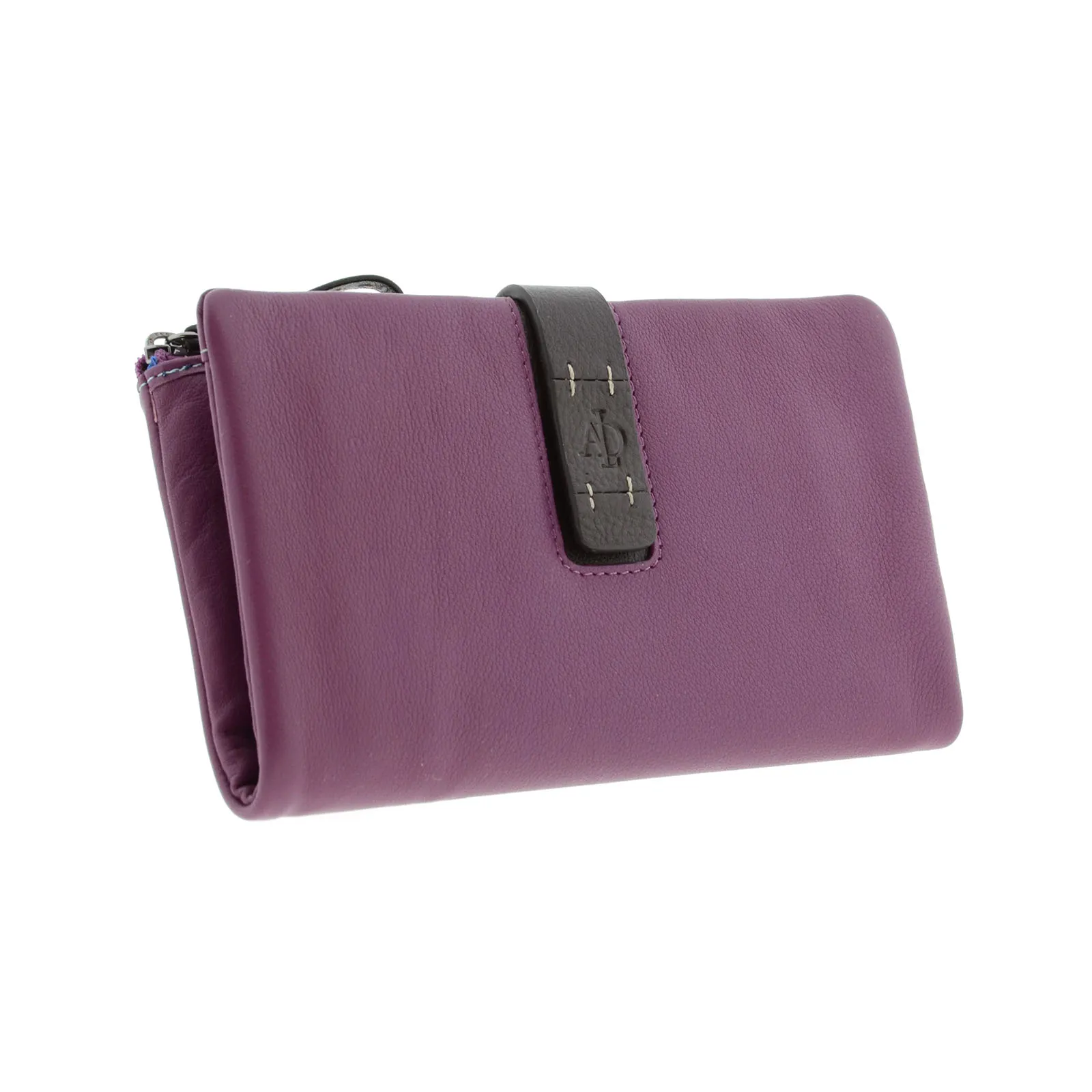Cartera grande multicolor de piel para mujer - Imagen 22