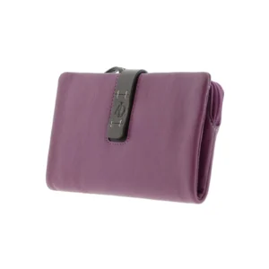 Cartera grande multicolor de piel para mujer - Thumbnail Image 23