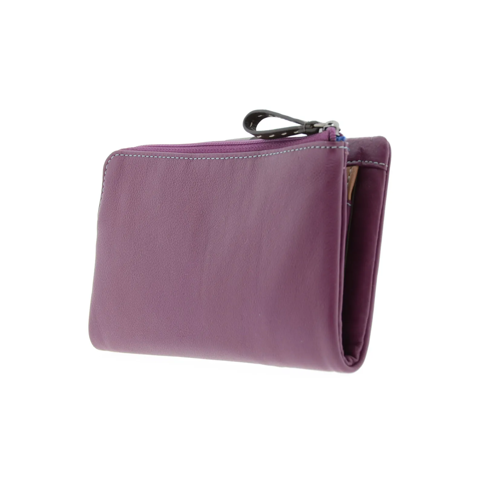 Cartera grande multicolor de piel para mujer - Imagen 25