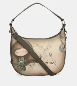 Bolso de hombro ovalado Anekke Real