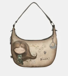 Bolso de hombro ovalado Anekke Real