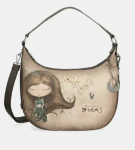 Bolso de hombro ovalado Anekke Real