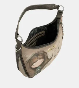 Bolso de hombro ovalado Anekke Real