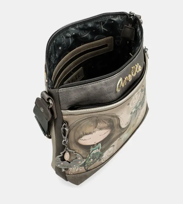 Bandolera cuadrada mediana Anekke Real