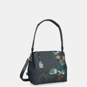 Bolso de hombro azul marino con bandolera Anekke Evolution
