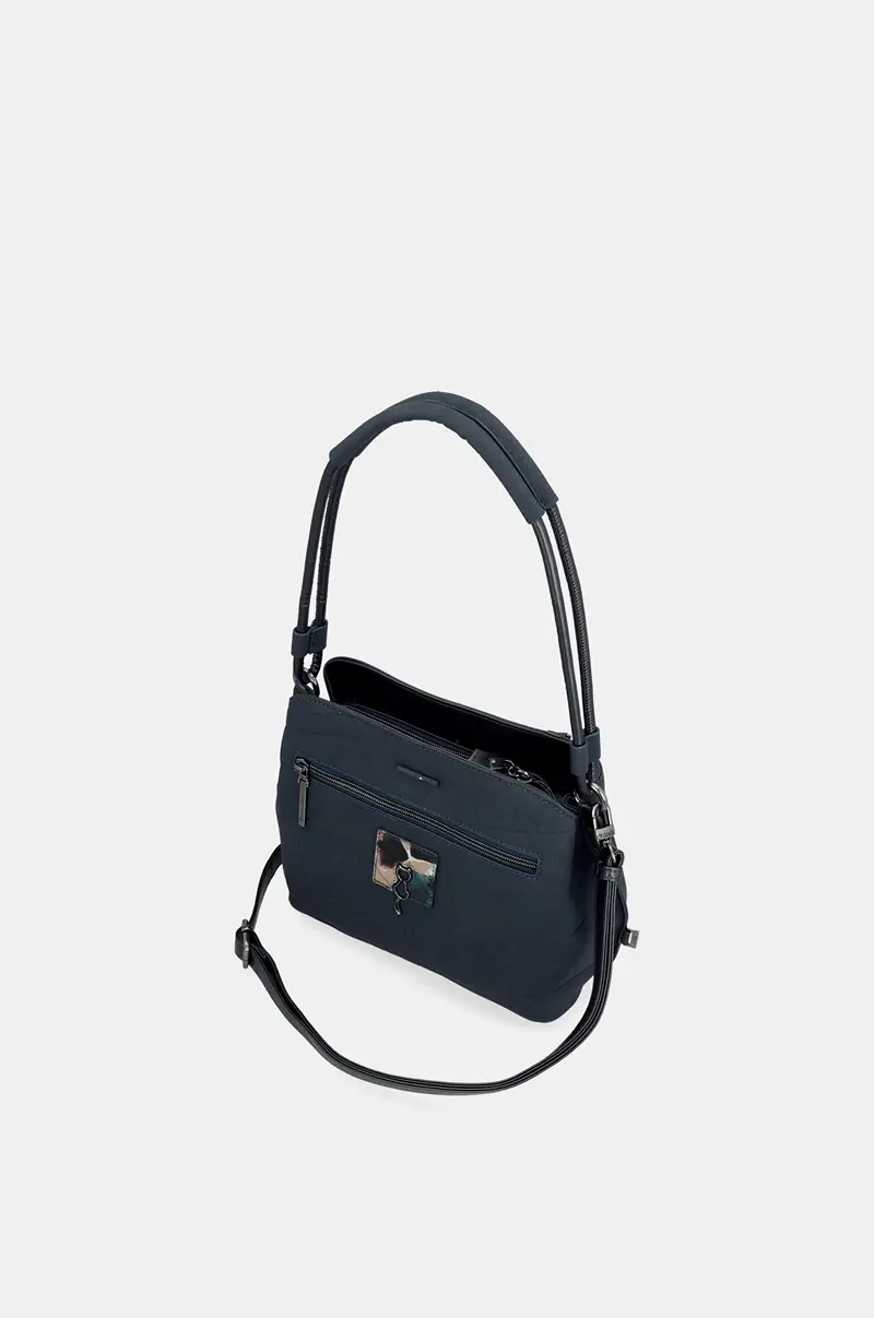 Bolso de hombro azul marino con bandolera Anekke Evolution