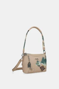 41772-386_2 Bolso de hombro beige con bandolera Anekke Evolution