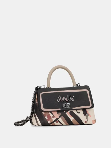 Bolso de mano rectangular con solapa Anekke Parisian