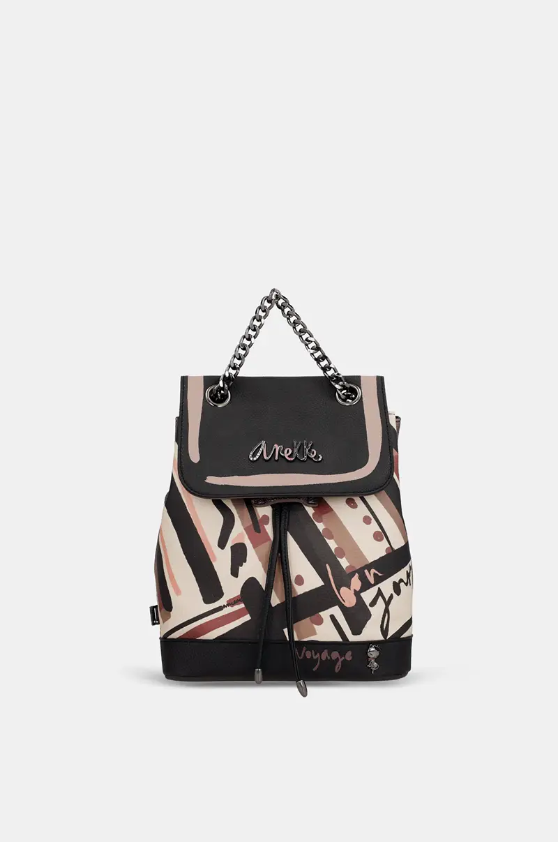 Mochila solapa asas extraíbles Anekke Parisian