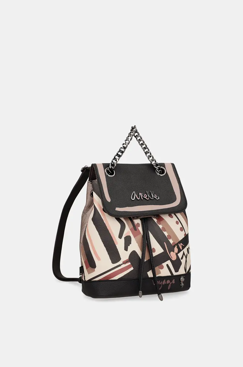 Mochila solapa asas extraíbles Anekke Parisian