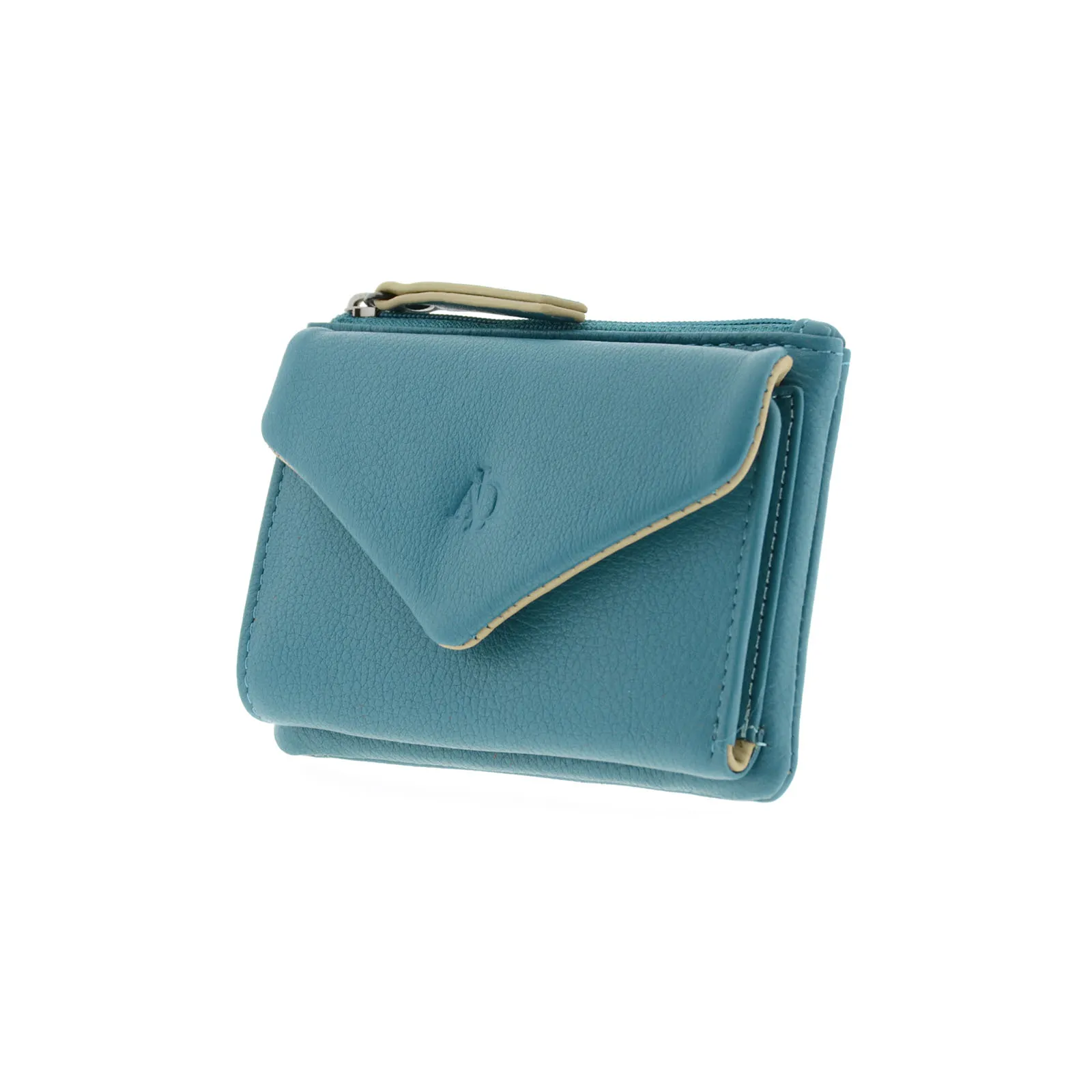 Cartera de mujer pequeña en piel extra suave