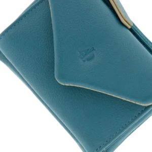 Cartera de mujer pequeña en piel extra suave