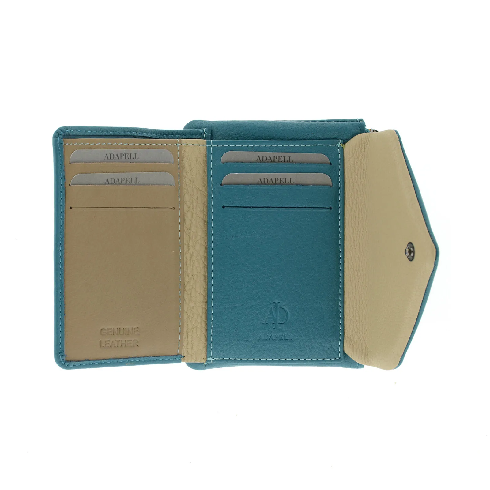 Cartera de mujer pequeña en piel extra suave