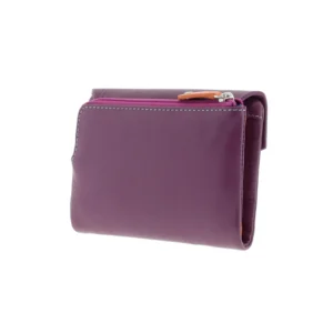 Billetero mediano multicolor de piel para mujer
