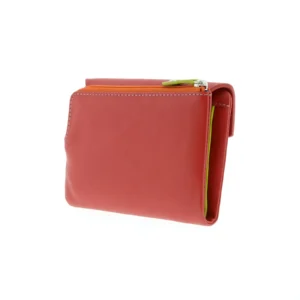 Billetero mediano multicolor de piel para mujer