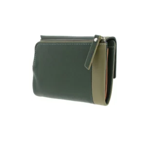 Cartera mediano multicolor de piel para mujer - Thumbnail Image 2