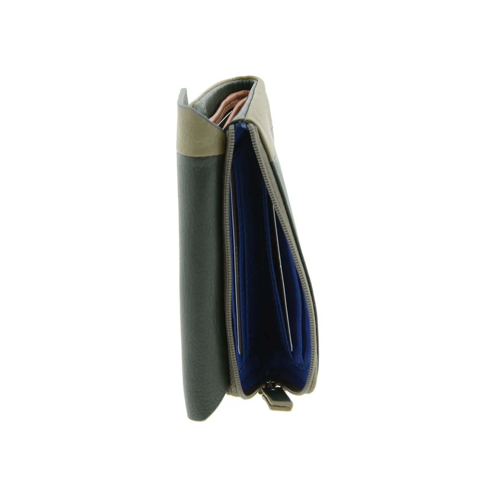 Cartera mediano multicolor de piel para mujer - Imagen 4