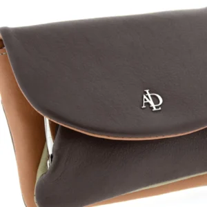 Monedero tarjetero en piel multicolor con solapa - Thumbnail Image 5