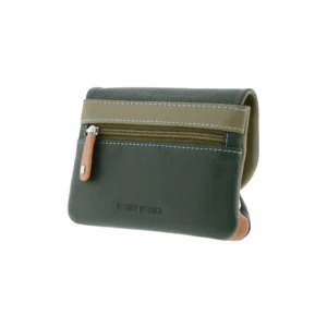 Monedero tarjetero en piel multicolor con solapa - Thumbnail Image 15