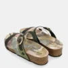 Sandalias verdes multicolor Anekke Madrid
