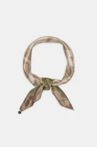 42470-313_5 Pañuelo cuadrado beige logo