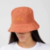 Gorro pescador reversible naranja Amphora