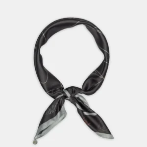 Pañuelo cuadrado negro Auralis