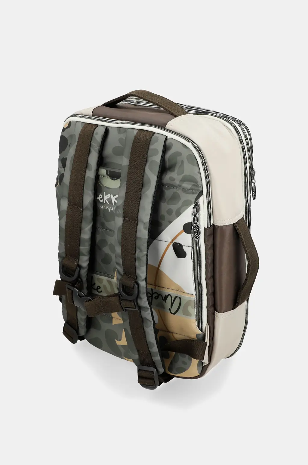 Mochila de viaje estampada Gaia