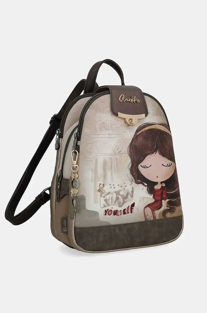 Mochila triple con solapa Anekke Muse