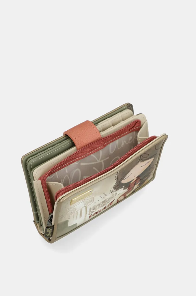 Billetero duro mediano RFID Muse