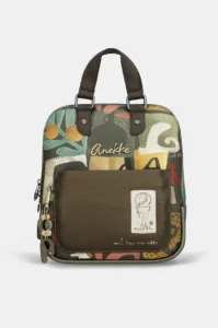 Mochila estampada con asa corta Anekke Amphora