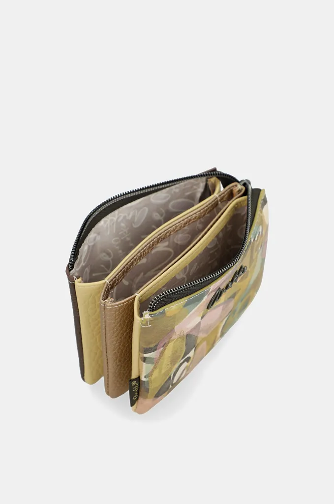 Monedero triple compartimento Anekke Bloom
