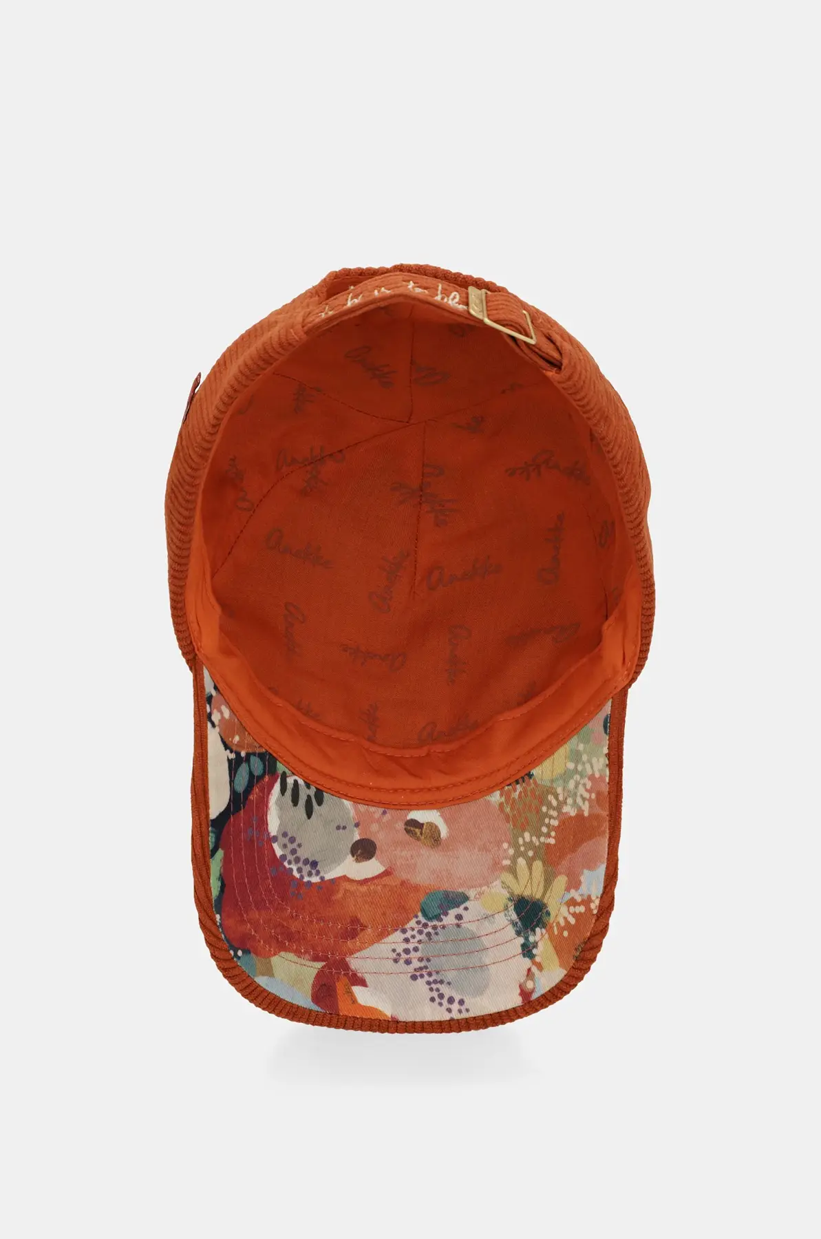 Gorra de pana naranja Anekke