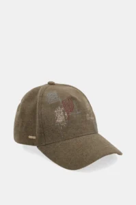 43471-021 Gorra verde oliva bordada Anekke