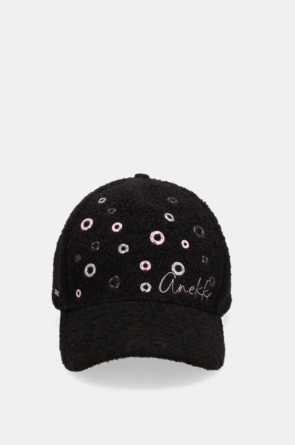 43471-031_3 Gorra negra Anekke con detalles metálicos