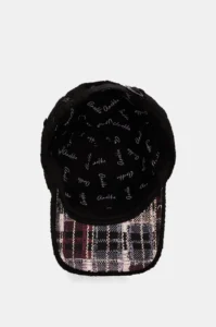 43471-031_6 Gorra negra Anekke con detalles metálicos