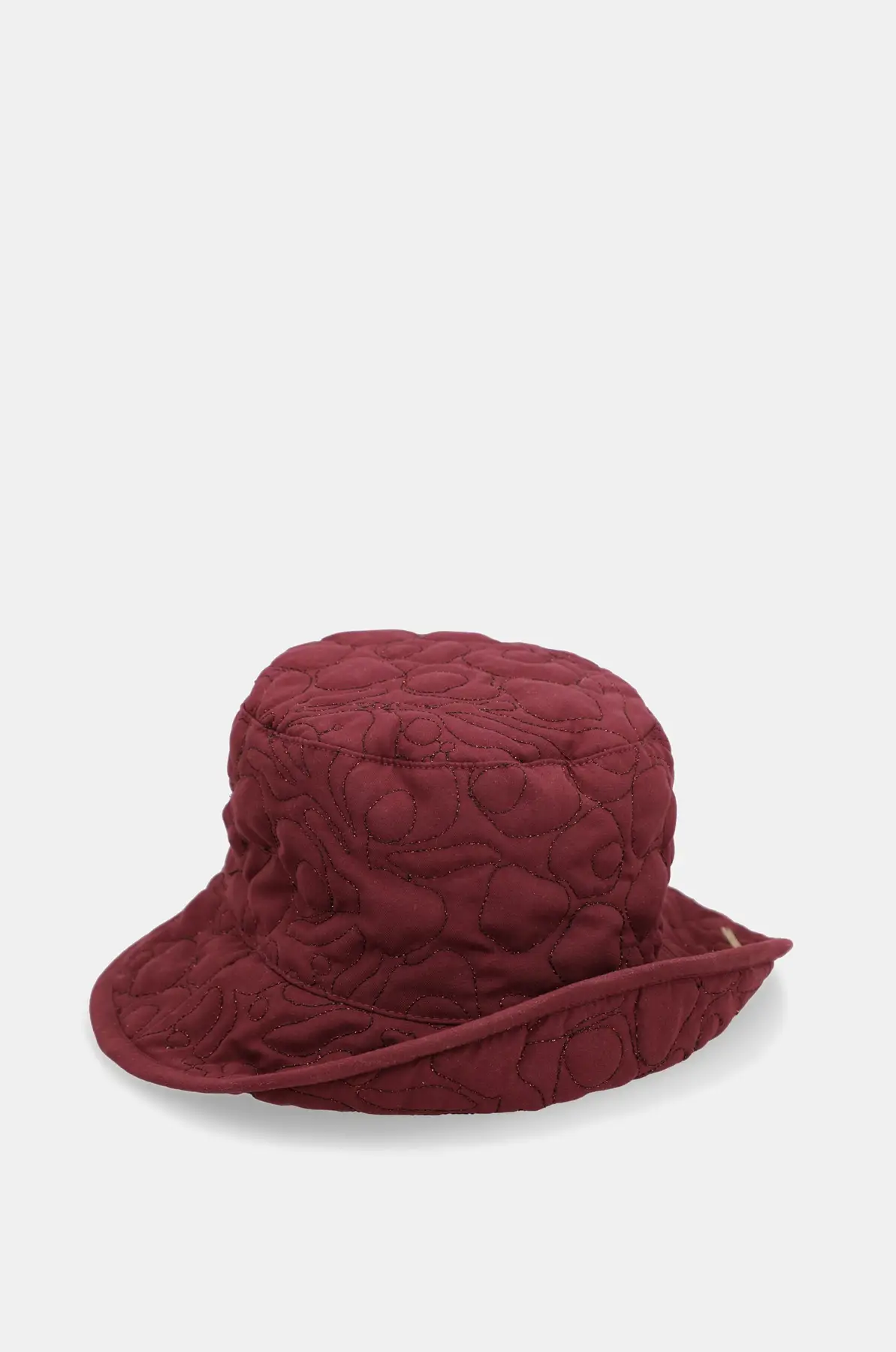 43471-121_2 Sombrero bucket burdeos acolchado reversible Anekke