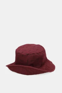43471-121_4 Sombrero bucket burdeos acolchado reversible Anekke