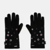 Guantes negros Anekke con detalles metálicos - Thumbnail Image 1