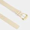 Cinturón beige de piel Anekke - Thumbnail Image 3