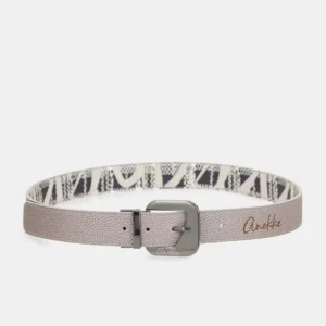 Cinturón reversible de piel Anekke lila