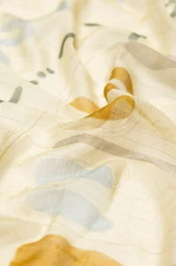 Pañuelo estampado Anekke beige