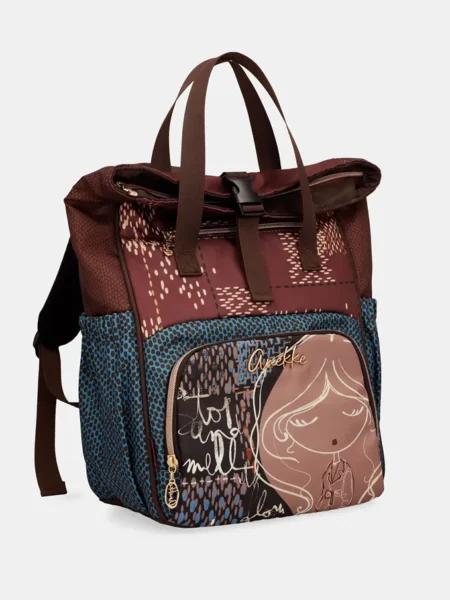 Mochila tote de viaje Anekke Tulip con cierre clic