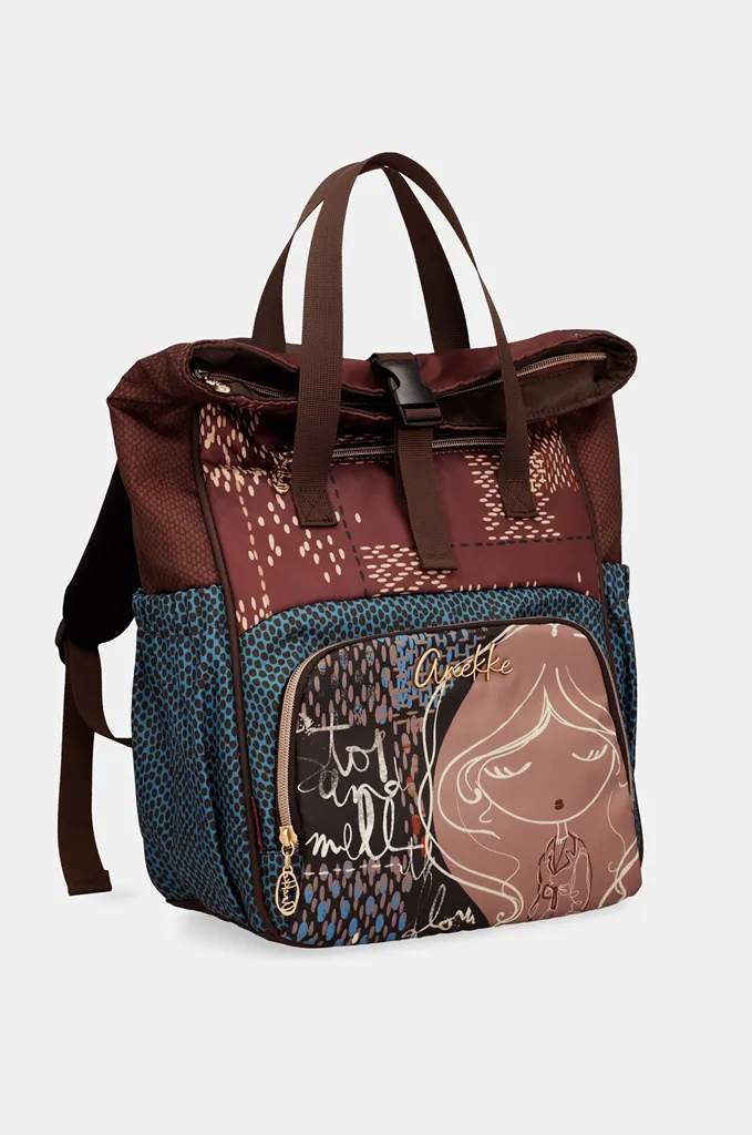 Mochila tote de viaje Anekke Tulip con cierre clic
