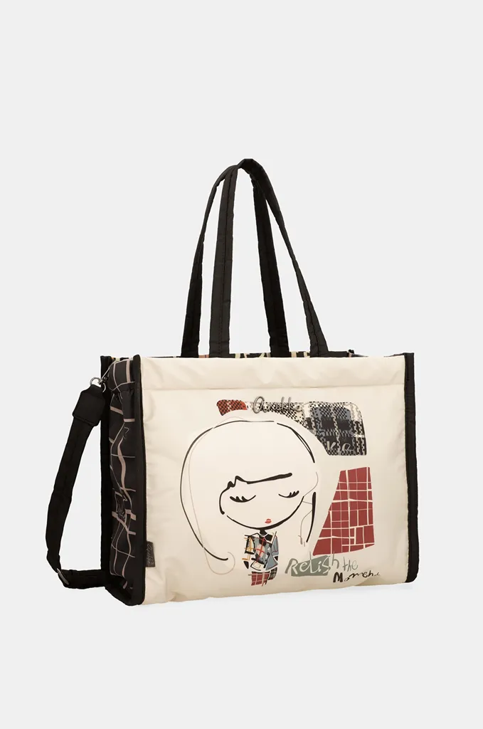 Bolso tote de viaje Anekke Iron con bandolera
