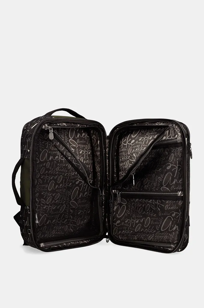 Mochila de viaje Anekke Orchestra con bolsillo frontal y piano