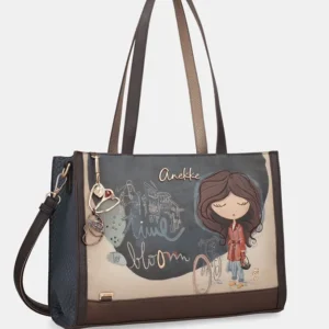 Bolso shopper grande Anekke Tulip con bandolera
