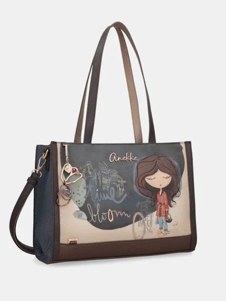 Bolso shopper grande Anekke Tulip con bandolera